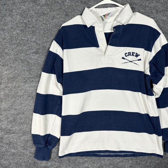 Barbarian Rugby Shirt Hoodie Mens Small Striped Heavy CREW Rowing - Picture 13 of 16